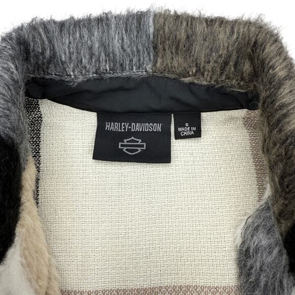 HARLEY DAVIDSON Women's H-D Plaid Shirt Jacket Sz Small - Picture 7 of 8